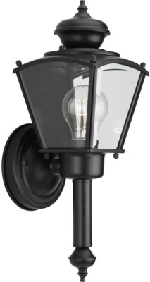 Progress Lighting Outdoor Black P5846-31 BrassGuard Lantern Wall Light New 14''