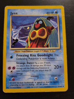 Pokemon TCG Card 2001 Neo Revelation Jynx 31/64 | eBay
