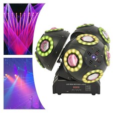 3-Head 12 LED Star Stage Light Moving Head Stage Light Party Stage Lighting 200W