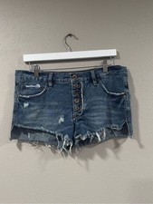 Free People Button Fly Shorts
