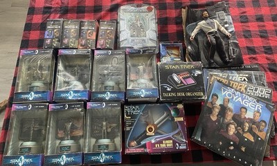 Star Trek Pewter Action Figuren, Cup Set, + Merch. Große Sammlung