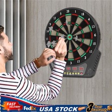 Electronic Dart Board Innovative Dart Machine Round Dart Board with 6 Darts