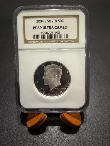 2004-S Silver Kennedy Half Dollar NGC PF69 Ultra Cameo