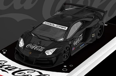 LAMBORGHINI GT Evo - Coca Cola  - black - Cool Car 1:64