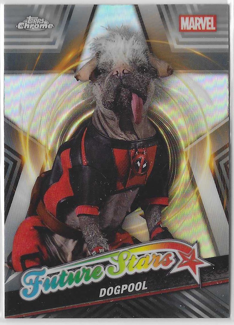 2025 Topps Chrome Deadpool & Wolverine Dogpool Future Stars Insert #FS-8