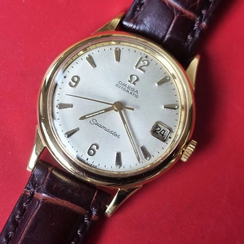 VINTAGE  1964  OMEGA  SEAMASTER  GOLD FILLED/SS   CAL 560   AUTOMATIC  SERVICED