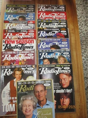 15 Radio Times Times Magazines 1996 All Pictured All Complete - Image 1 of 4