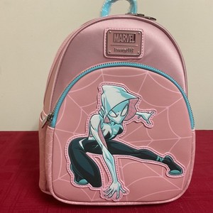 Loungefly Marvel Spider-Gwen Pink Web Mini Backpack Loungefly Marvel Spider-Gwen Pink Web Mini Backpack - www  main image 4