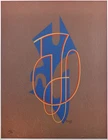 Domela, O.T. 1972. Signed Original Screen Print.