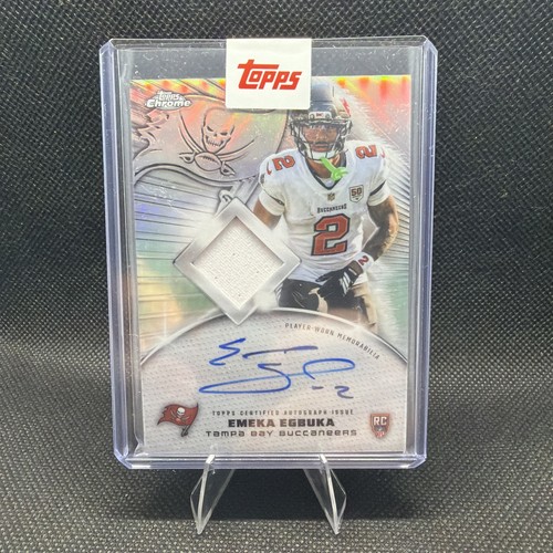 2025 Topps Chrome Emeka Egbuka Rookie Patch Autographs (RAW)