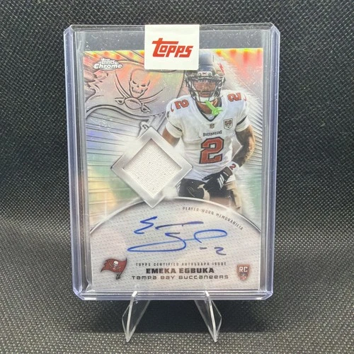 2025 Topps Chrome Emeka Egbuka Rookie Patch Autographs (RAW)