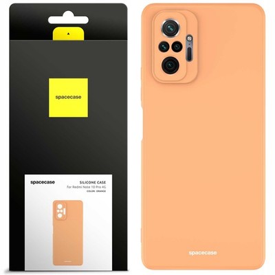 Spacecase Silikonhülle für Redmi Note 10 Pro, orange