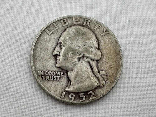 1952 D U.S. Washington Silver Quarter IU-13