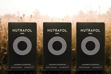 3 pack UTRAFOL Men's Hair Growth /Total 360 Caps Glass Bottle Fast Shipping