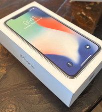 Apple iPhone X Silver 256 GB Empty Box Only