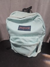 JanSport Superbreak Aqua Dash Classic Backpack Mint Green