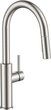 Kitchen Faucet with Pull down Sprayer, Classic Brushed Nickel, Single Handle