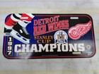 Detroit Red Wings 1997 Stanley Cup Champions Vintage Plastic Auto Tag Plate NHL — photo 1