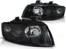 Scheinwerfer Set f&uuml;r Audi A4 B6 BJ 10/00-10/04 Klar/Schwarz