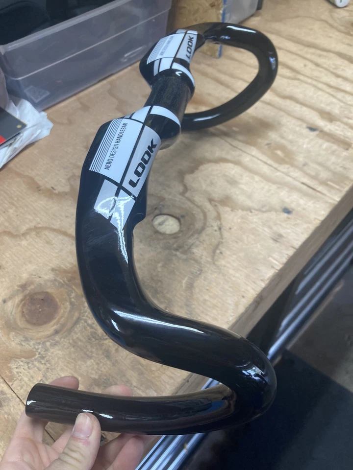 Manillar Look Aero Design ADH de fibra de carbono para bicicleta de carretera 31,8 mm x 40 cm Foto 4 de 4