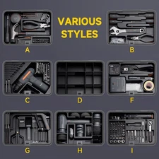 Multifunctional Home & Auto Repair Tool Kit for DIYers, Handyman, Woodworking