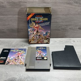 Double Dragon II 2 The Revenge Nintendo NES CIB Box Manuale Testato Autentico