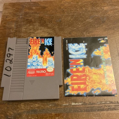 Fire N’ Ice w/Manual NES Nintendo