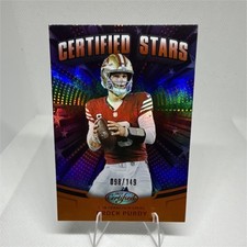 Panini 2025 Certified Stars #CST-BPY 098/149 Brock Purdy San Francisco 49ers