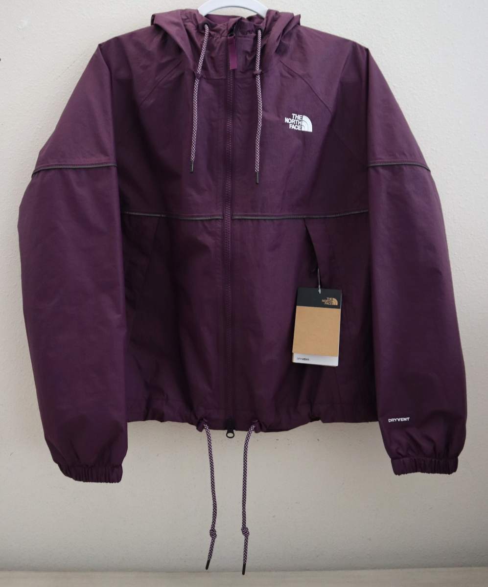 The North Face NF0A86P6 Women's Sz L Purple Novelty Antora Rain
