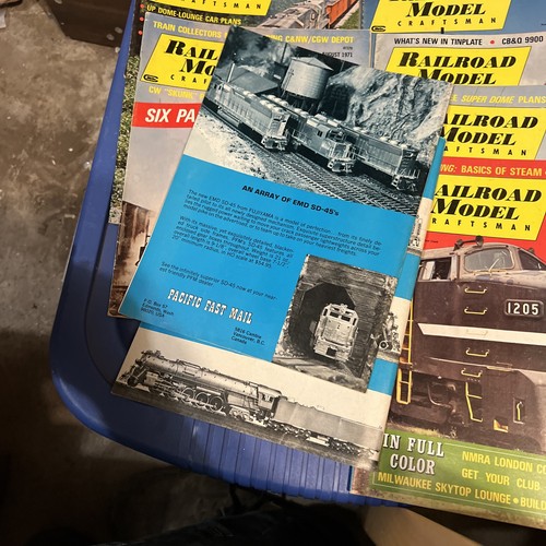Railroad Model Craftsman Magazine Complete Year 12 Issues 1971 Back Issues - Foto 5 di 8