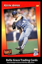 1992 Triple Play Kevin Appier #8 Kansas City Royals MLB Baseball 