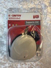 Identiv SCR3310 V2 USB Smart Card Reader for Computer SmartOS - Black/Gray