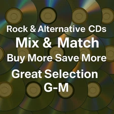 Rock & Alternative CDs - Mix & Match - Buy More Save More - Great Selection G-M