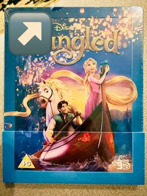 Disney Tangled   3D + 2D Blu-ray   STEELBOOK   from Zavvi UK    plastic