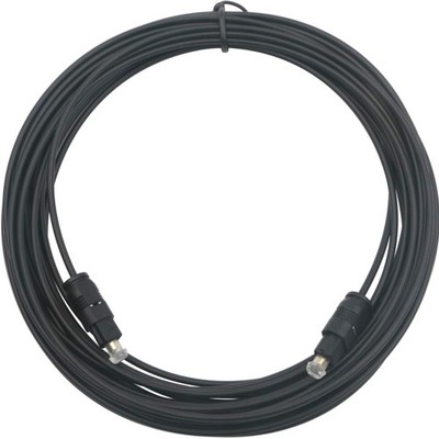 Hochwertiges 10M Toslink Glasfaser Kabel für Dolby Digital & DTS Geräte