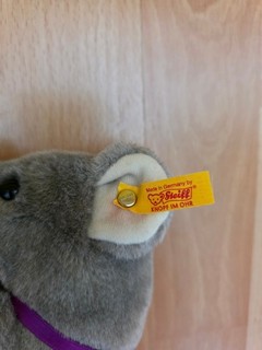 Steiff Maus kleines Stofftier ca. 13 x 9 cm unbespielt (nur Deko)