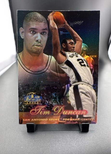1998 Flair Showcase Tim Duncan #Row 2 Seat 5