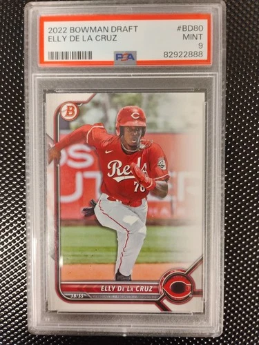 2022 Bowman Draft - Elly De La Cruz #BD-80 (RC) PSA 9