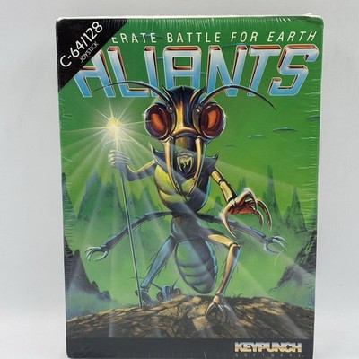 New Sealed Battle for Earth Aliants By Keypunch for Commodore 64 C64/128