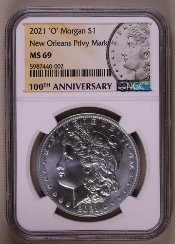 2021-O Morgan Dollar NGC MS69 ***RARE ORIGINAL COIN***