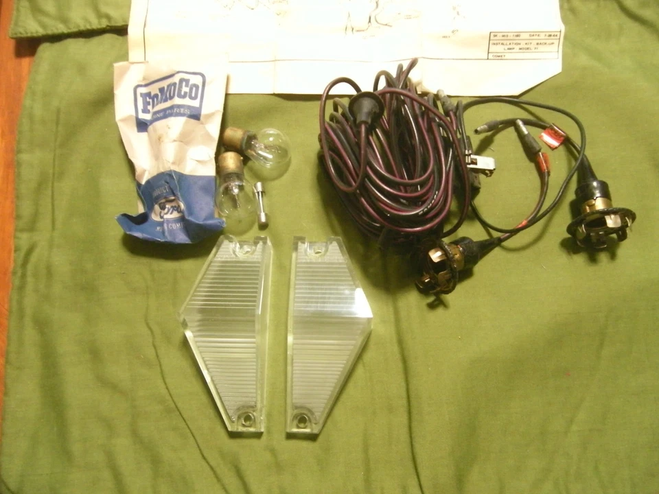 1965 Mercury Comet Wagon NOS Backup Lamp Kit---Complete - Image 2 of 4