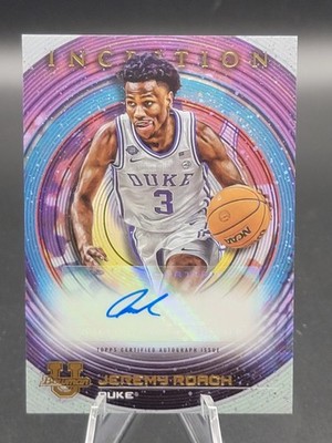 2022-23 Bowman U Inception JEREMY ROACH Auto #BIA-JR Duke! A2