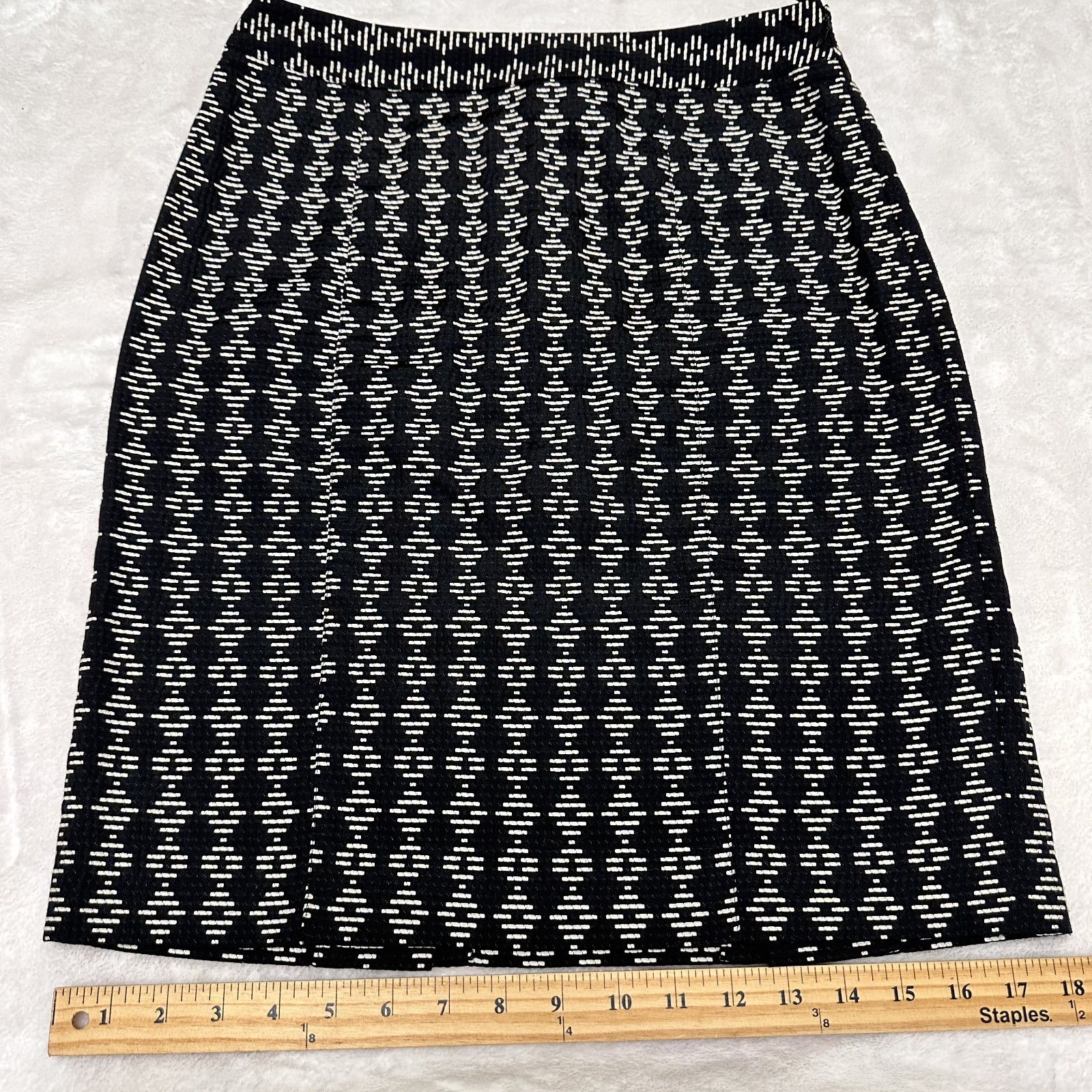 Etcetera Black & White Geometric Pattern Cotton B… - image 12