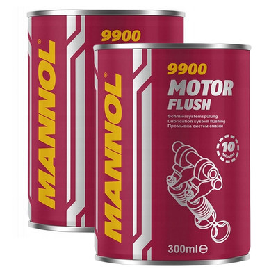 2x MANNOL 9900 Motor Flush Reiniger Motorspülung Motorreiniger Ölschlamm 300ml