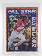 ELLY DE LA CRUZ 2025 TOPPS CHROME SILVER PACK 1990 N.L. ALL-STAR REFRACTOR Q3622