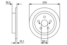 Disque de frein Toyota URBAN CRUISER
