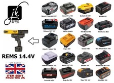 Adapter für REMS 14,4V Werkzeug passend für andere Markenakkus