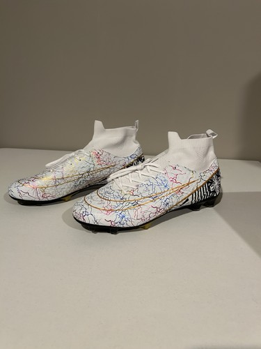 Men's Cleats-High-Top Athletic Football  Or Soccer Shoes- Size 8.5 - Picture 5 of 5