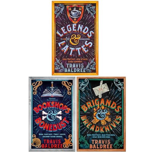 Travis Baldree Legends and Lattes Series 3 Books Collection Set | Travis Baldree