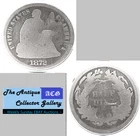 Silver 1872  US Philadelphia Mint Seated Liberty Half Dime🪙Type 4🪙